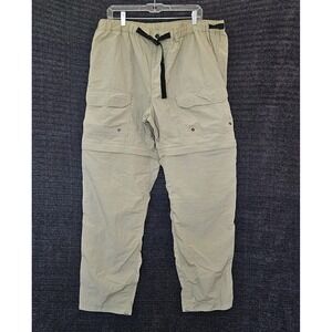 REI Men's XL Convertible Hiking Pants – Khaki Zip Off Legs Quick Drying Outdoor